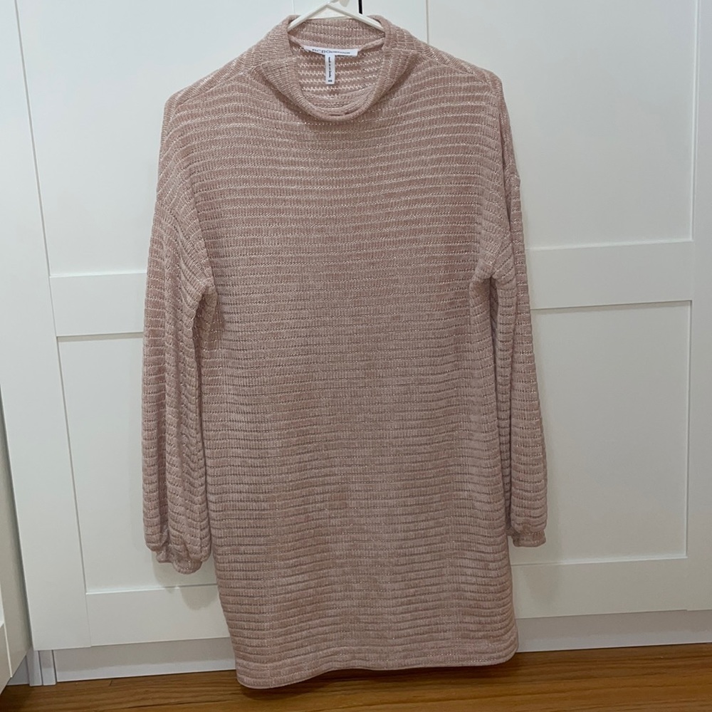 BCBG pink sweater dress